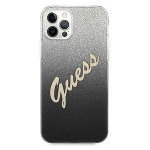 Puzdro Guess GUHCP12MPCUGLSBK na Apple iPhone 12/12 Pro Vintage čierne