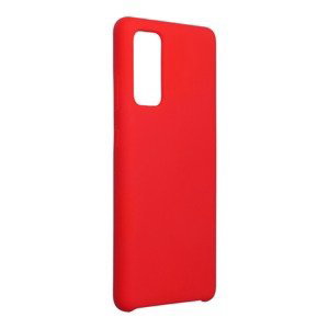 Silikónové puzdro na Samsung Galaxy S20 FE/S20 FE 5G Forcell Silicone červené