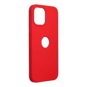 Silikónové puzdro na Apple iPhone 12 mini Forcell Silicone červené