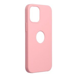 Silikónové puzdro na Apple iPhone 12 mini Forcell Silicone ružové