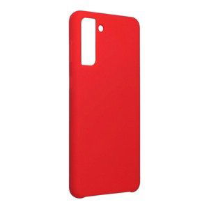 Silikónové puzdro na Samsung Galaxy S21 Plus 5G Forcell Silicone červené