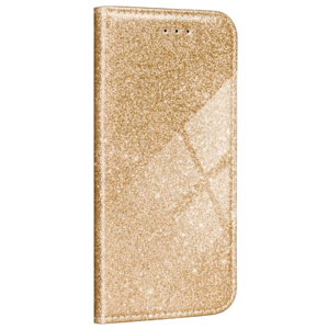 Diárové puzdro na Samsung Galaxy A72/A72 5G Forcell SHINING Book zlaté