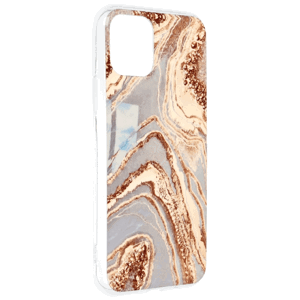 Silikónové puzdro na Apple iPhone X/Xs Forcell MARBLE COSMO vzor 09