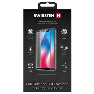 Tvrdené sklo na Samsung Galaxy S21 5G Swissten ULTRA DURABLE 3D celotvárové čierne
