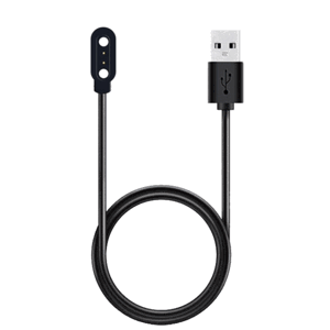 Nabíjací kábel na Haylou Solar LS01/LS02 Tactical USB čierny