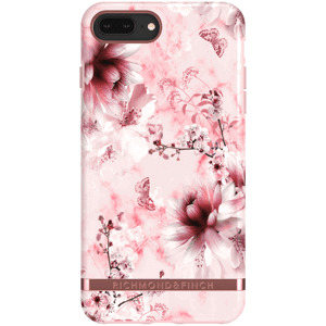 Plastové puzdro na Apple iPhone 7/8 Plus Richmond&Finch Pink Marble Floral ružové