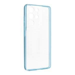 Silikónové puzdro na Samsung Galaxy S21 Ultra 5G 360 Full Cover modré