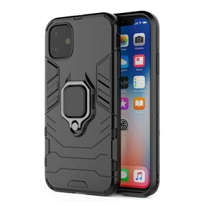 Odolné puzdro na Motorola Moto G9 Plus Defender Ring Armor čierne