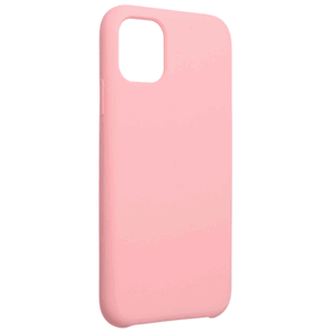 Silikónové puzdro na Apple iPhone 11 Forcell Silicone ružové