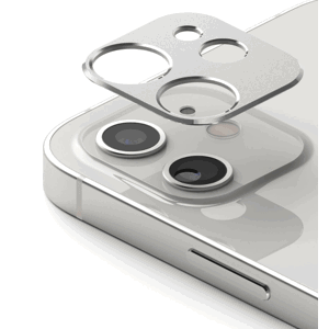 Ochranný kryt na fotoaparát na Apple iPhone 12 Ringke strieborný