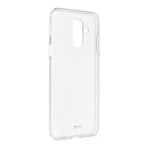 Silikónové puzdro na Samsung Galaxy A6 Plus A605F Jelly Roar transparentné