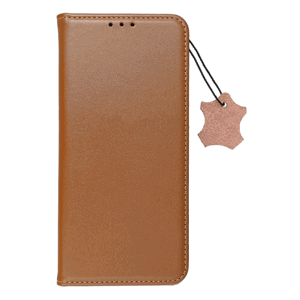 Diárové puzdro na Samsung Galaxy A02S Leather Forcell Smart Pro hnedé