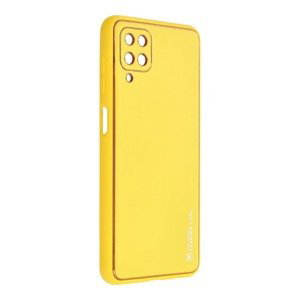 Plastové puzdro na Samsung Galaxy A12 A125/M12 M127 Forcell LEATHER žlté