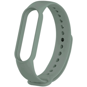 Silikonový náramok pre Xiaomi Mi Band 5/6 Khaki (Bulk)