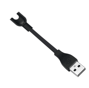 Nabíjací kábel na Xiaomi MiBand 2 Tactical USB čierny