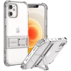 Plastové puzdro na Apple iPhone 12 Mini ARAREE Mach Stand transparentné
