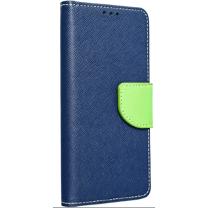 Diárové puzdro na Samsung Galaxy A22 5G A226 Fancy Book modro limetkové