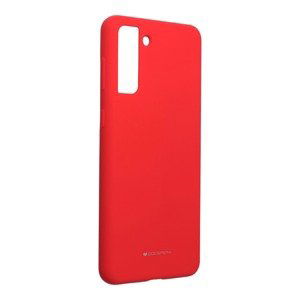 Silikónové puzdro na Samsung Galaxy S21 Plus 5G Mercury Silicone červené