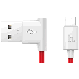 Kábel HOCO L UPM10, USB na microUSB, 1m, červený