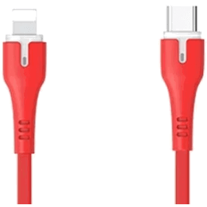 Kábel HOCO Surplus X45, USB-C na Lightning 8-pin, PD 18W, 1m, červený