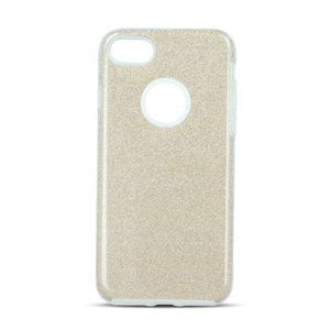 Silikónové puzdro na Apple iPhone 12 mini Glitter 3v1 zlaté