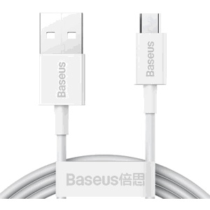 Kábel Baseus Superior CAMYS-02, microUSB 2A, Fast Charging, 1m, biely