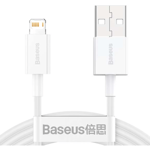 Kábel Baseus Superior CALYS-B02, USB na Lightning 2.4A, 1.5m, biely
