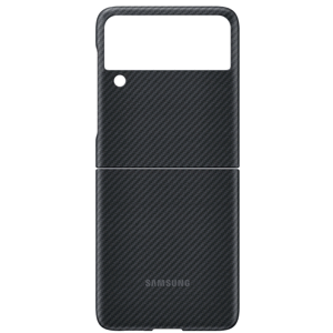 Odolné puzdro Samsung na Samsung Galaxy Z Flip3 5G F711 EF-XF711SBEGWW Aramid Cover čierne