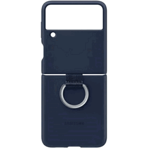 Silikónové puzdro Samsung na Samsung Galaxy Z Flip3 5G F711 EF-PF711TNE Silicone Cover Navy