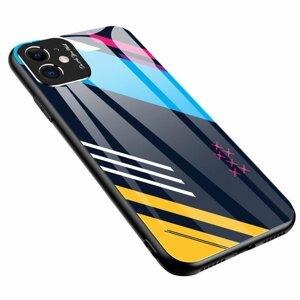 Puzdro na Xiaomi Redmi Note 9S/9 Pro/9 Pro Max Color Class TPU s tvrdeným sklom na zadnej strane a ochranou kamery vzor 2