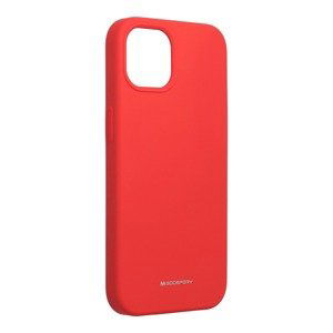 Silikónové puzdro na Apple iPhone 13 Mercury Silicone červené