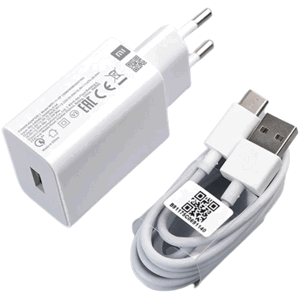 Rýchlonabíjačka Xiaomi MDY-11-EP 3A 22,5W USB + USB-C kábel  biela (Bulk)