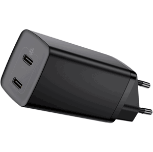 Rýchlonabíjačka Baseus CCGAN2L-E01 GaN2 Lite Dual USB-C 65W čierna