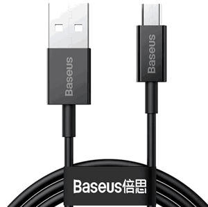 Kábel Baseus Superior CAMYS-A01, microUSB 2A, Fast Charging, 2m, čierny