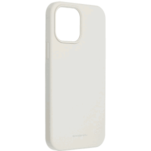 Silikónové puzdro na Apple iPhone 13 Pro Max Mercury Silicone sivé