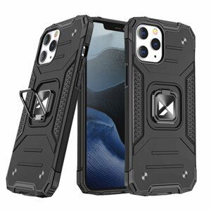 Odolné puzdro na Apple iPhone 12/12 Pro Ring Armor Rugged čierne