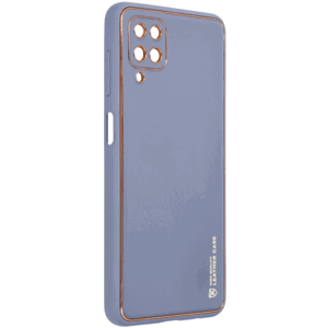 Plastové puzdro na Samsung Galaxy A03s Forcell LEATHER modré