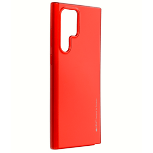 Silikónové puzdro na Apple iPhone 13 Mercury i-Jelly červené