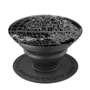 PopSockets Original PopGrip, STAR WARS Aluminum Death Star (Hviezda smrti), hliníkový