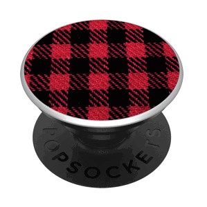 PopSockets Original PopGrip, Classic Check Red, tkanina, červené káro