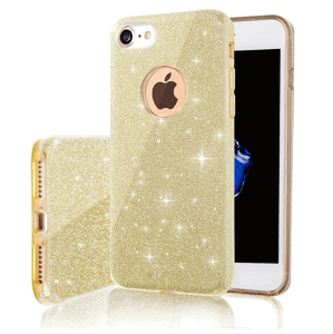 Glitter 3in1 TPU Samsung Galaxy A02s A025 zlaté