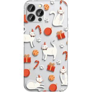 Silikónové puzdro na Xiaomi Redmi 10/10 2022 Forcell Winter 21/22 christmas cat