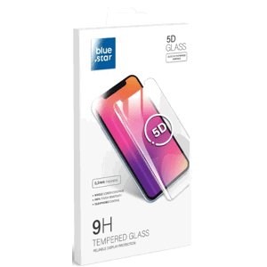 Tvrdené sklo na Apple iPhone 12 Mini Blue Star 5D 9H Full Glue celotvárové čierne