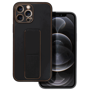 Silikónové puzdro na Apple iPhone 11 Pro Forcell Kickstand čierne