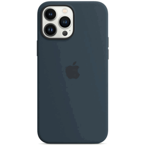 Silikónové puzdro Apple na Apple iPhone 13 Pro MM2J3ZM/A Silicone Case with MagSafe Abyss Blue