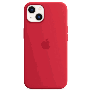 Silikónové puzdro na Apple iPhone 13 mini MagSafe červené
