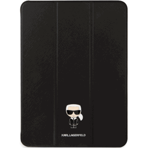 Diárové puzdro Karl Lagerfeld na Apple iPad Pro 11 KLFC11OKMK Karl Lagerfeld Metal Saffiano Black