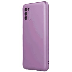 Plastové puzdro na Samsung Galaxy A03s Metallic fialové