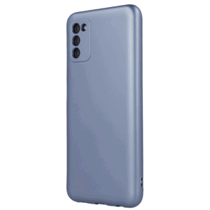 Plastové puzdro na Samsung Galaxy A22 Metallic modré
