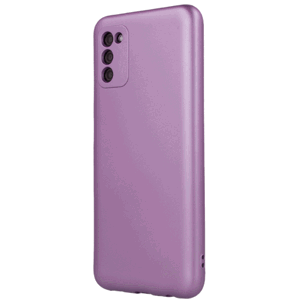 Plastové puzdro na Samsung Galaxy A02s Metallic fialové